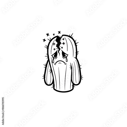 Sad Cactus Icon