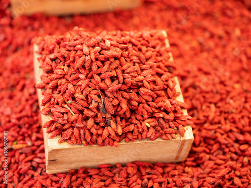 Dried herbal medicines sold in traditional markets