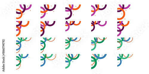 Business Geometric Corner Illustration