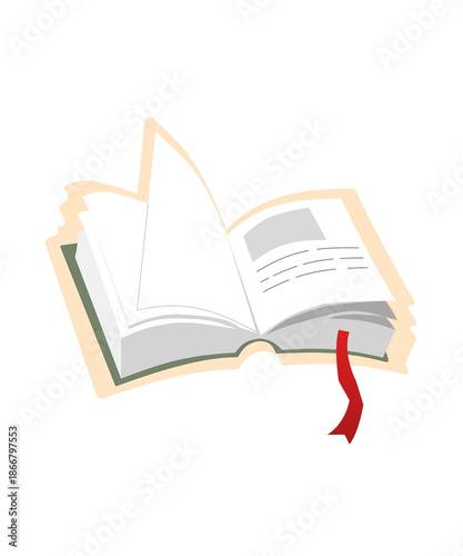 Open Book Illustration Symbolizing Knowledge Learning Education Reading Wisdom Creativity And Inspiration Ideas Growth Discovery