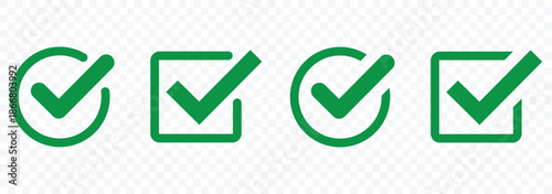Check mark icon set. tick mark icon. check box icon with correct sign. approval symbol. check box icon with right or correct buttons and yes checkmark tick box icons - checkbox symbol sign. eps 10