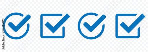 Check mark icon set. tick mark icon. check box icon with correct sign. approval symbol. check box icon with right or correct buttons and yes checkmark tick box icons - checkbox symbol sign. eps 10