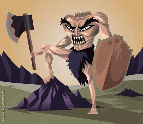 xingtian warrior of ancient chinese 