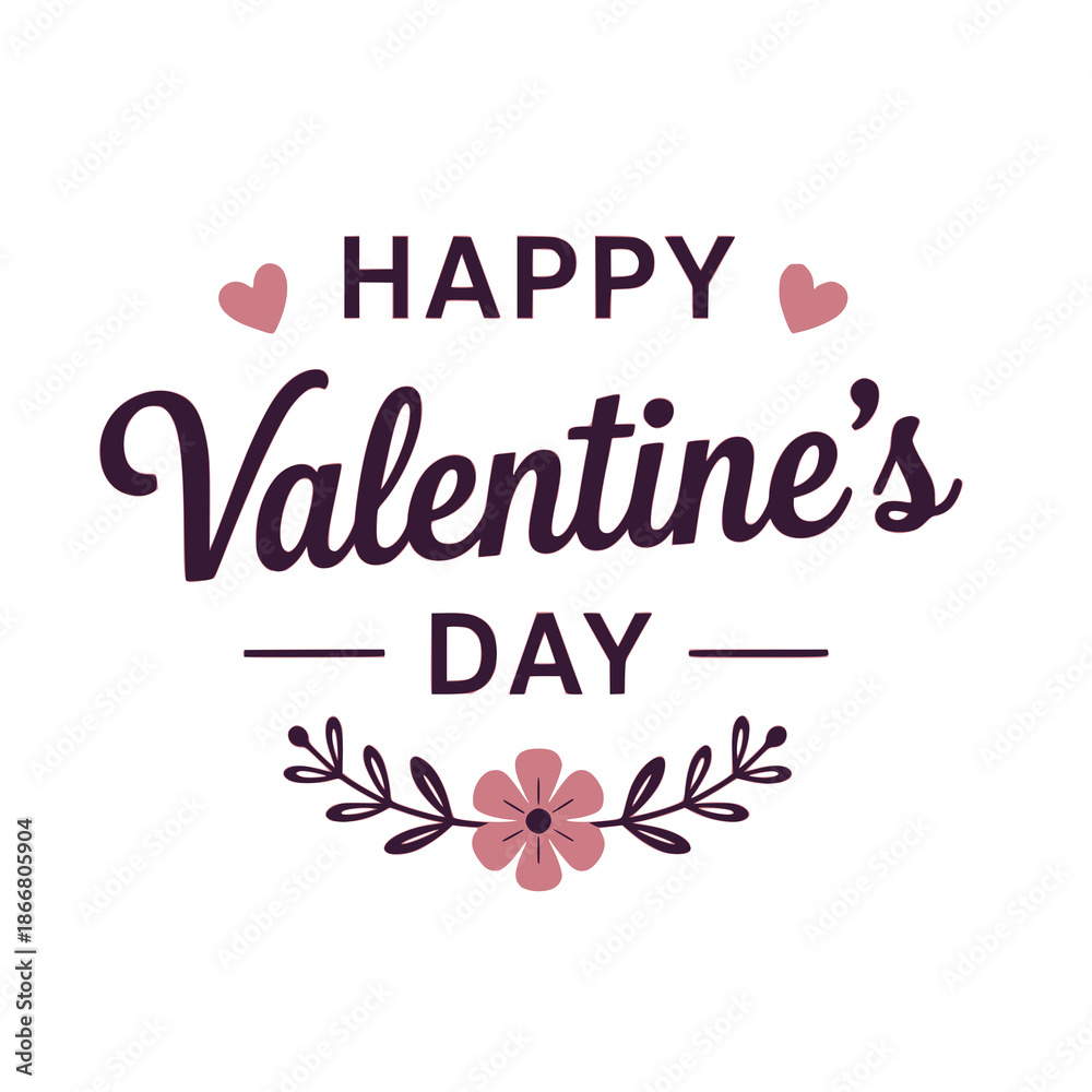 Obraz premium Happy Valentine's Day. Nostalgic Love Letter. Mail, letter or stationery theme. Vintage style postcard. Transparent background PNG version.