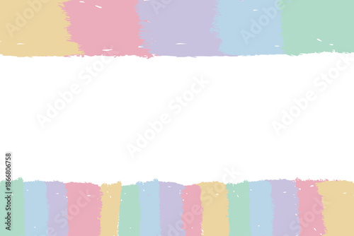 クレヨンタッチ 幼児向けHP用 ヘッダー・フッターセット ふんわりカラー
Crayon Style Header & Footer Set for Kids Website – Soft Color