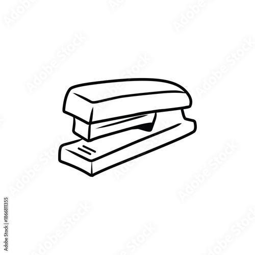 Stapler doodle hand drawn