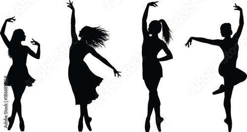 Large black silhouette collection of various seaweed species coral reef elements and underwater marine plants isolated on white background for ocean design