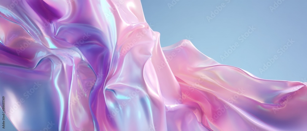 Obraz premium Gentle and Fresh Abstract Background with Clean Flowing Textures in Soft Pastel Tones for Modern Visuals