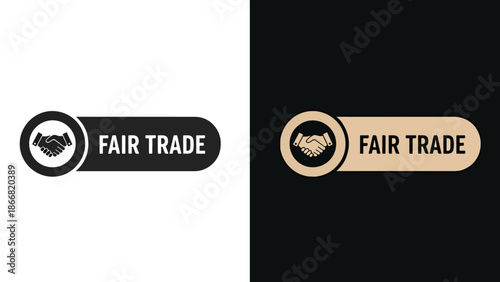 Fair trade handshake symbols - SVG and PNG icons - Vector Icons and Stickers - PNG, SVG, EPS - Glyph and solid icon set - Icon vector - Flat Design Icon - line icon set