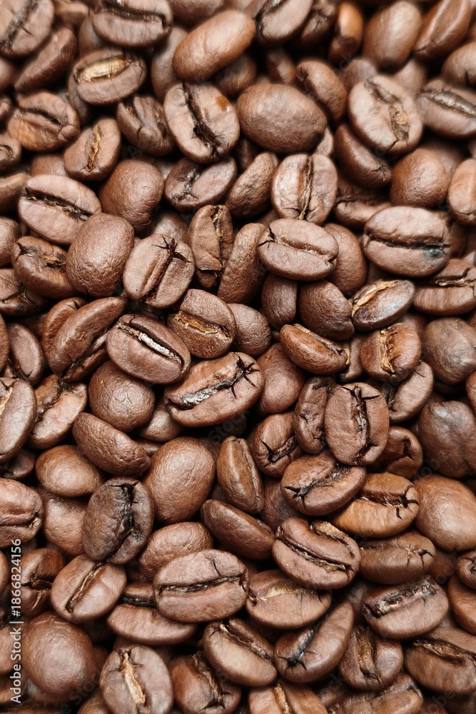 Fototapeta premium Close up of coffee beans for background