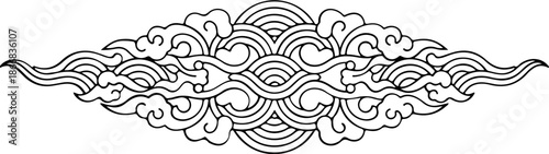 Traditional Asian Cloud Pattern