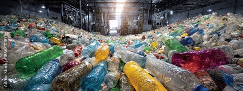 Plastic Waste Accumulation in Recycling Facility, Environmental Pollution and Sustainability Issues