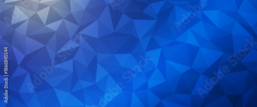 Dark BLUE vector abstract polygonal pattern. Creative geometric illustration in Origami style with gradient. Brand-new design for your business.