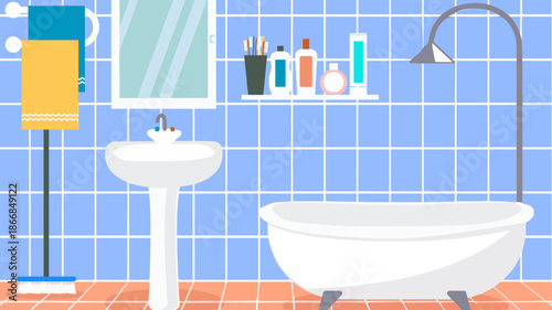 modern bathroom interior