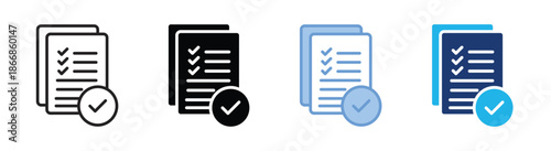 Validity icon set multiple style collection