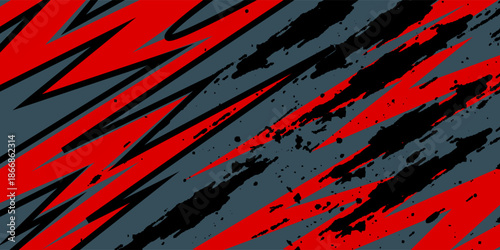 Abstract background with reflective sharp and zigzag pattern