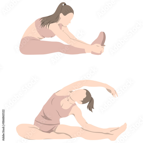 Woman Exercise to Stretch.