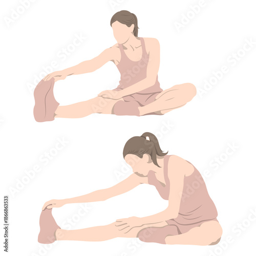Woman Exercise to Stretch.