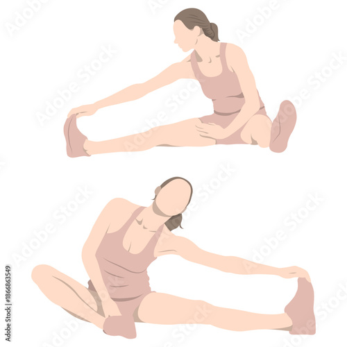Woman Exercise to Stretch.
