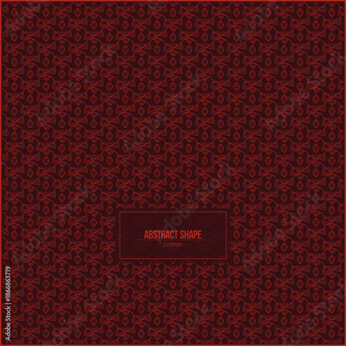 abstract pattern for unique design with dark red background