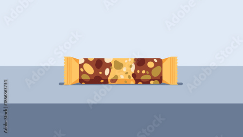 Assorted Nut and Chocolate Snack Bars Packaged and Ready