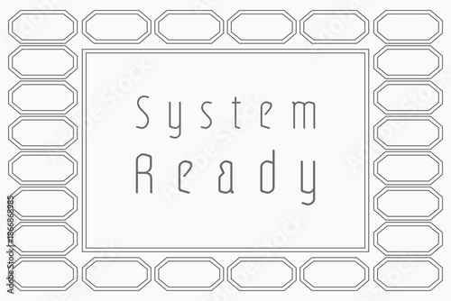 System ready rounded capsule border card