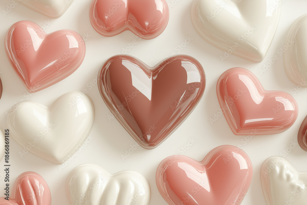 Obraz premium チョコレート, ハート, 愛, バレンタイン, シンボル, 形, ベクター, 恋愛, アイコン, イラスト, 日, ピンク, 3d, 休日, ロマンチスト, ひとそろい, デコレーション, サイン, 文科系, デザイン, 色, チョコ, 光る, 2 月 14 日, デザート, 食べ物, 甘い, キャンデー
