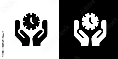 時間管理・時計のアイコン