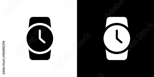 シンプルな腕時計のアイコン