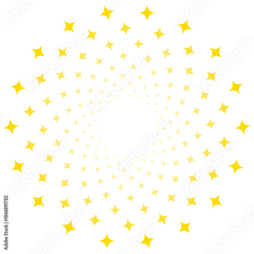 キラキラの効果のイラスト