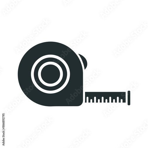 Tape measure ready for use Vector