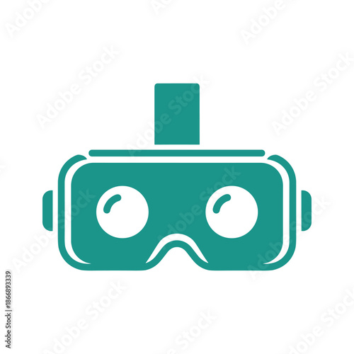 Virtual reality headset Vector