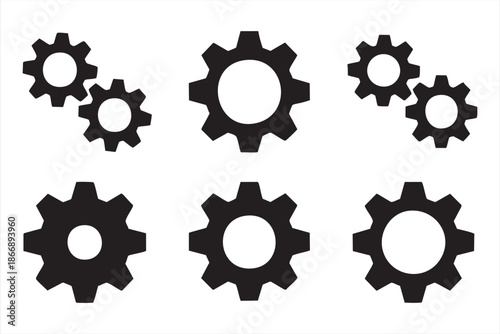 Configuration Gear Icons for Admin Panels and Dashboards