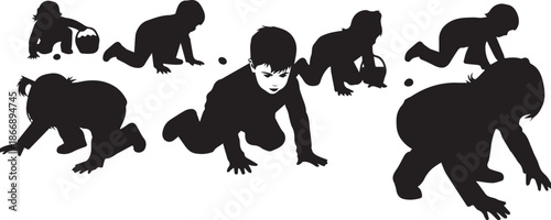 Children playing with balls