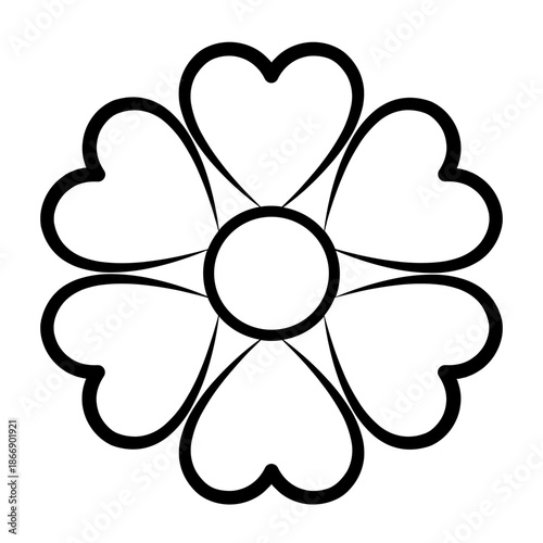 Vector graphics icon for Floral