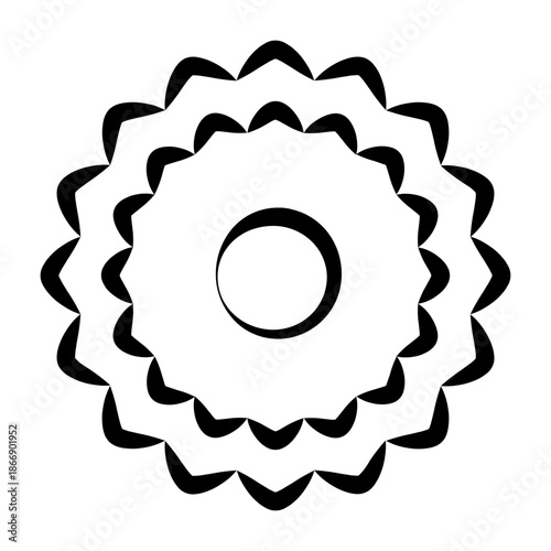 Vector graphics icon for Floral pattern