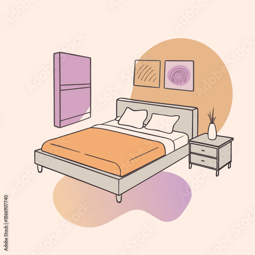 simple-bedroom-interior-background.eps