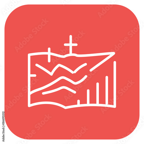 Plan icon vector image. Can be used for Adventure.