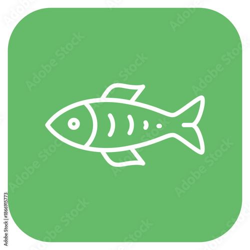 Fish icon vector image. Can be used for Nutrition.