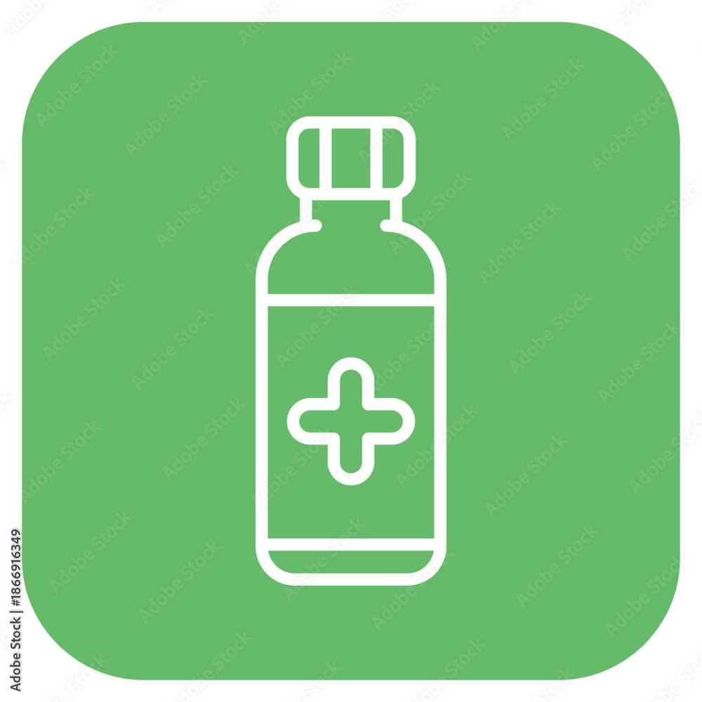 Fototapeta premium Chlorine icon vector image. Can be used for Laundry.