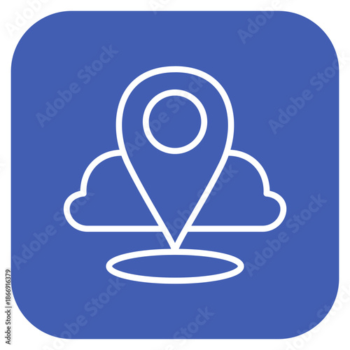 Location icon vector image. Can be used for Laundry.