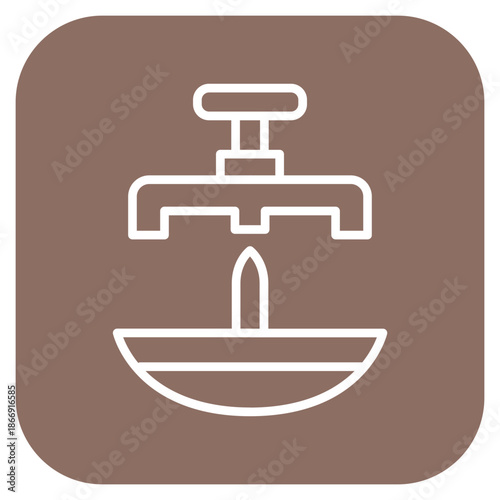 Drinking Fountain icon vector image. Can be used for Trekking.