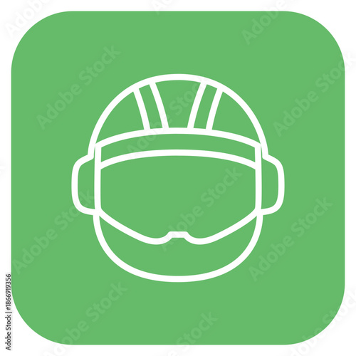 Helmet icon vector image. Can be used for Shooting.