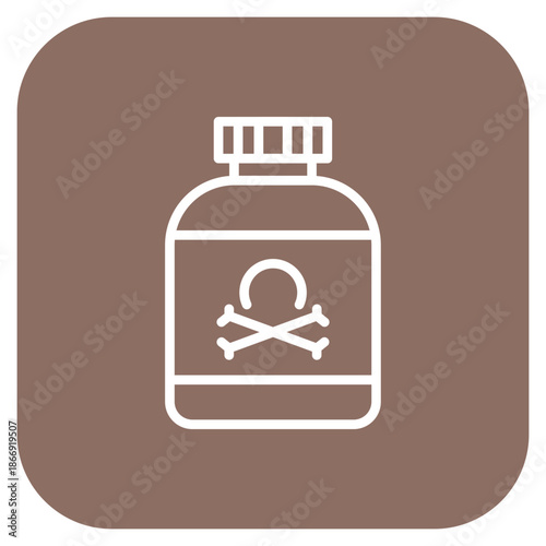 Poison icon vector image. Can be used for Shooting.