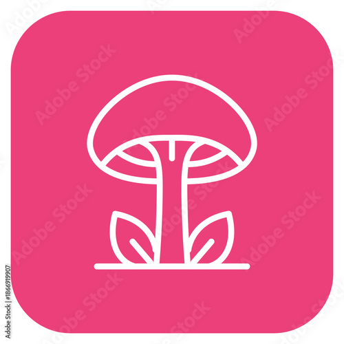 Mushroom icon vector image. Can be used for Fairytale.