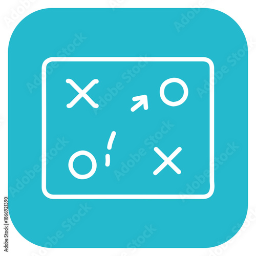 Strategic Planning icon vector image. Can be used for Crisis Mangement.