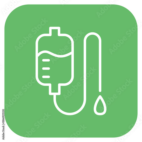 Intravenous Drip icon vector image. Can be used for Nursing.