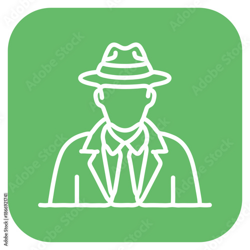 Arson Investigator icon vector image. Can be used for Public Services.