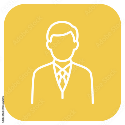 Public Information Officer icon vector image. Can be used for Public Services.