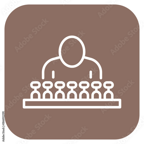 Obsessive Behavior icon vector image. Can be used for Addiction.